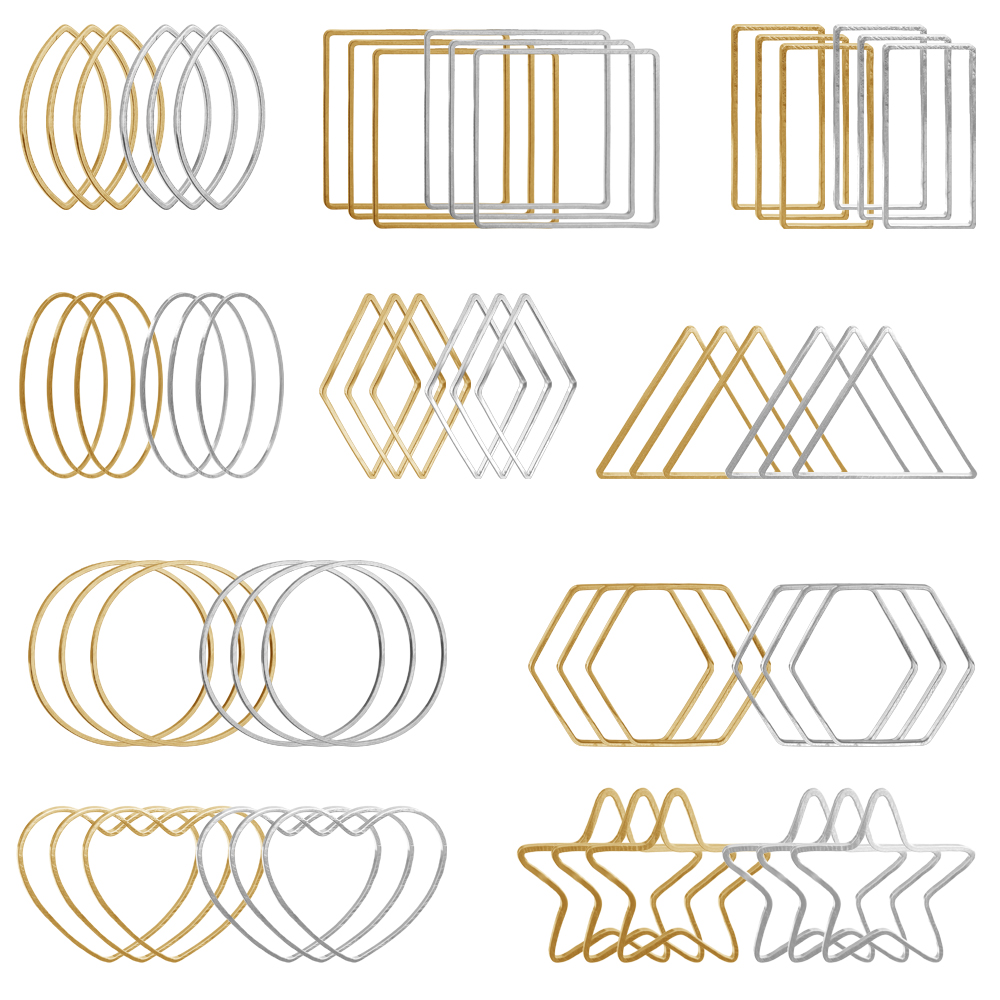 Drop Earrings - 20 piezas de colgantes de bisel