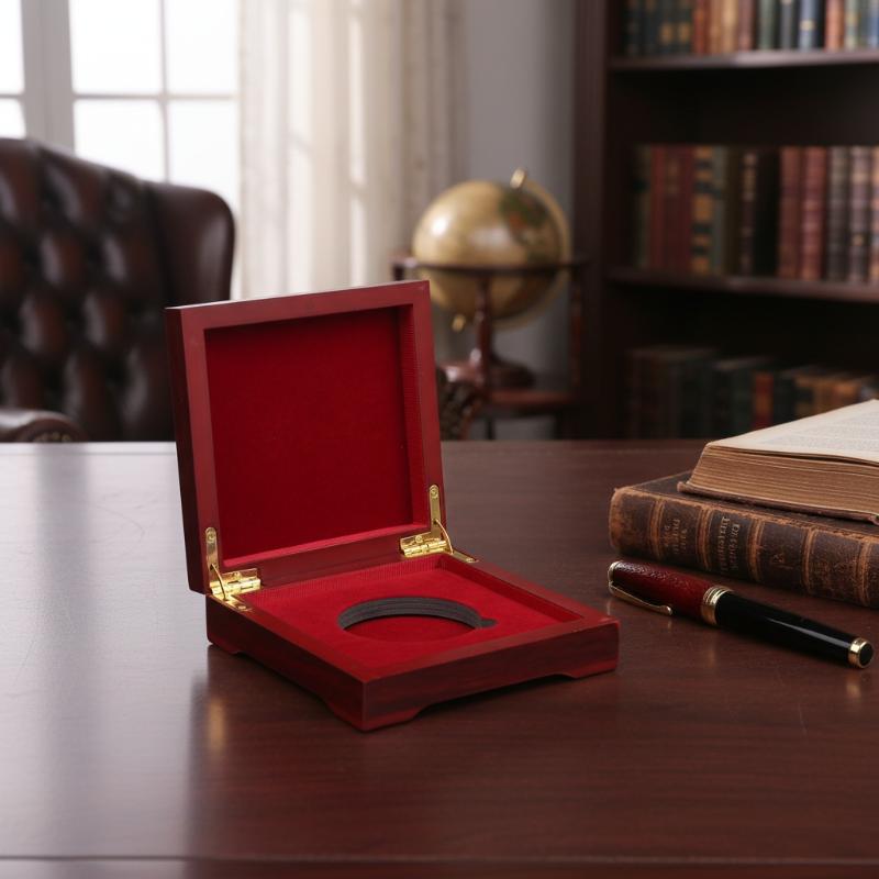 Collectors Coins Jewelry & Watches Of Smithtown - Caja organizadora de madera para monedas