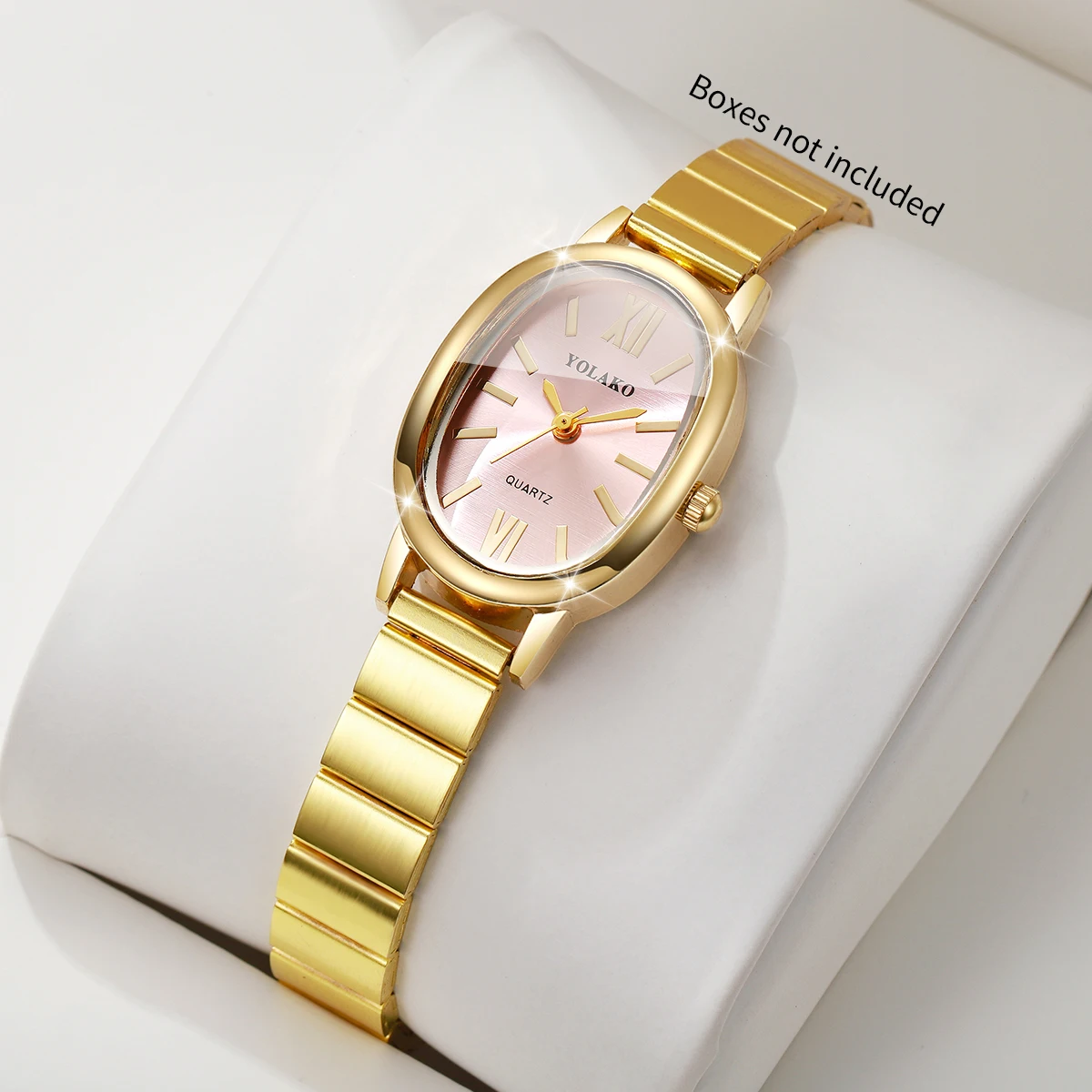 Jewelry Watches For Women - Reloj elegante con esfera rosa para