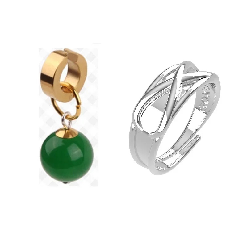 Pendientes Vegeta Potara Negro - Drop Earrings reseña y precio