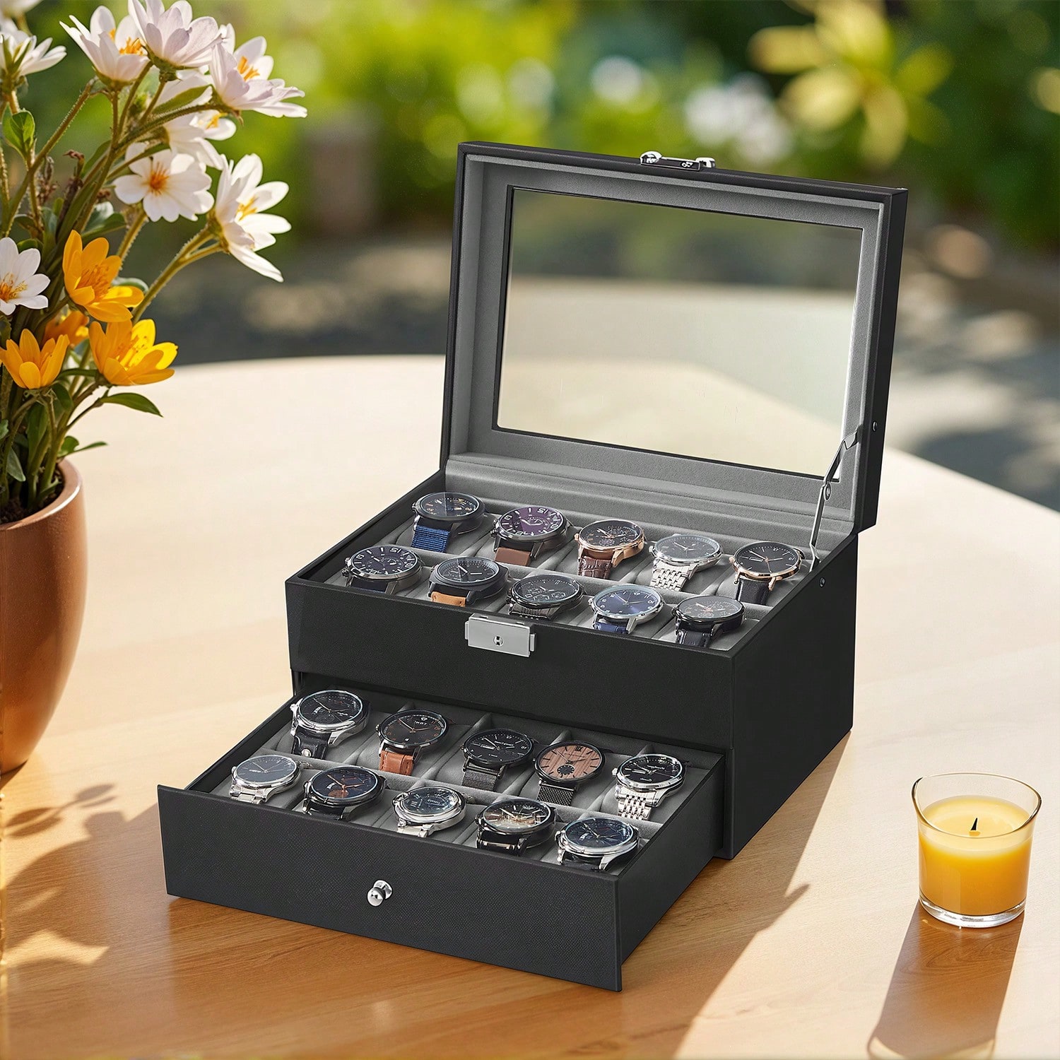 Caja para Relojes de 20 Ranura - Jewelry Watches For Women reseña y precio