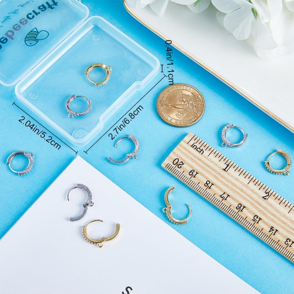 1 caja de 12 Uds. Ganchos redo - Hoop Earrings reseña y precio