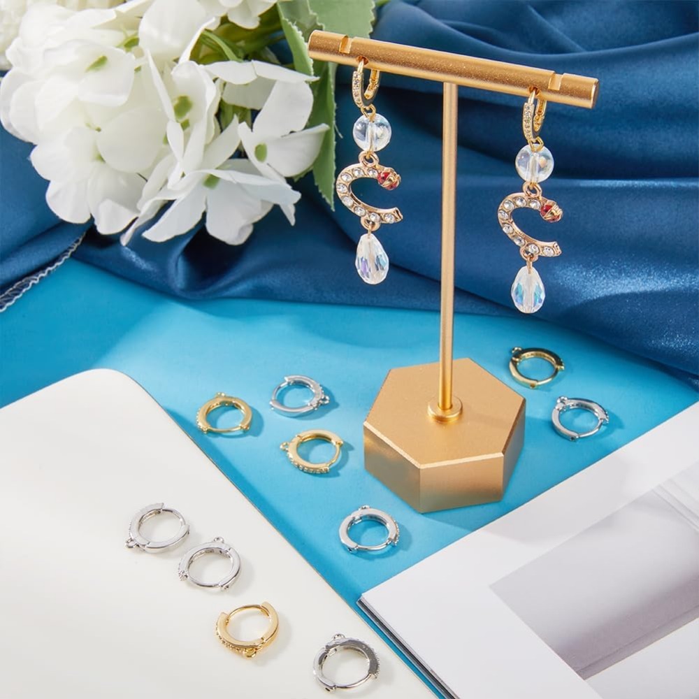1 caja de 12 Uds. Ganchos redo - Hoop Earrings reseña y precio