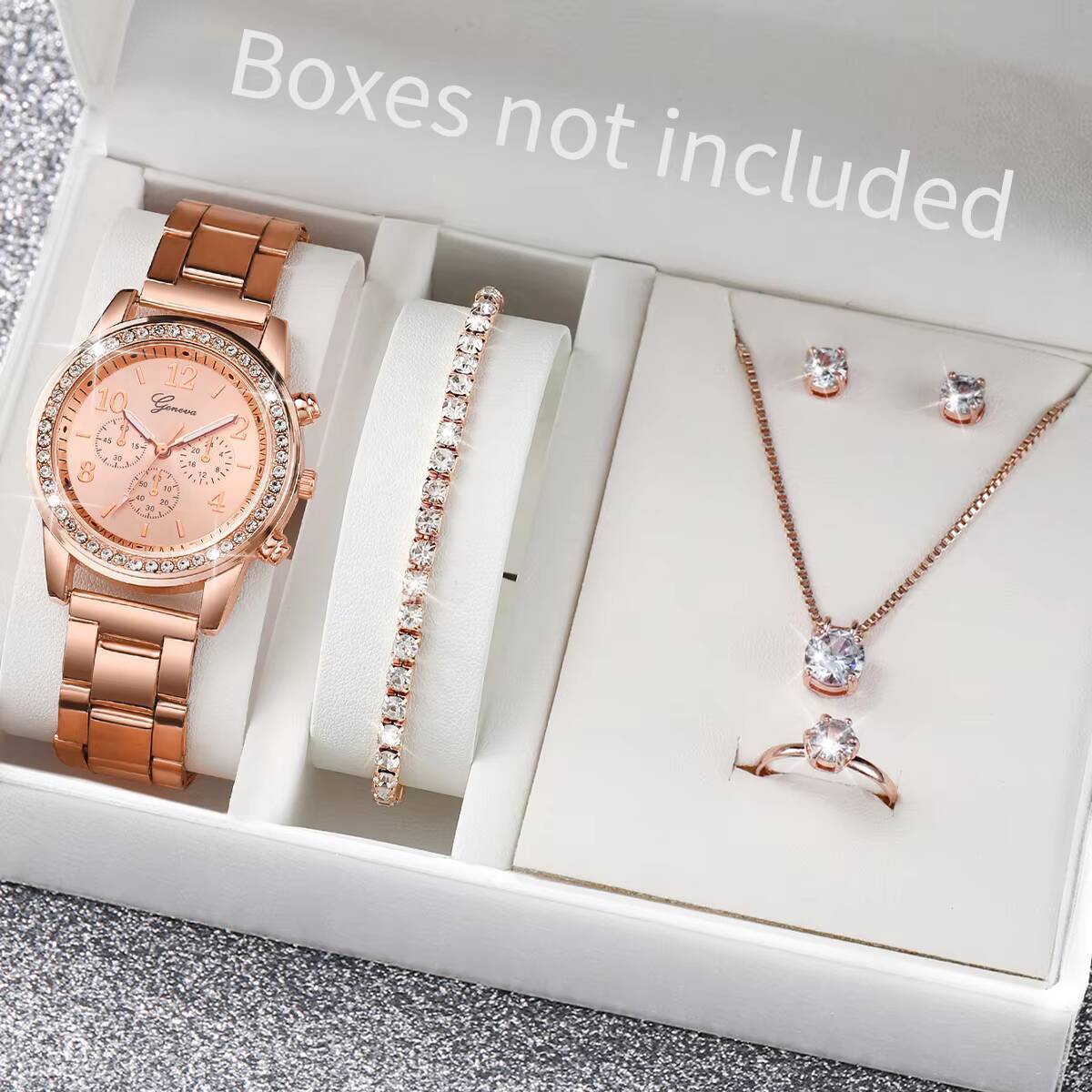 Juego de 6 relojes de pulsera  - Jewelry Watches For Women reseña y precio