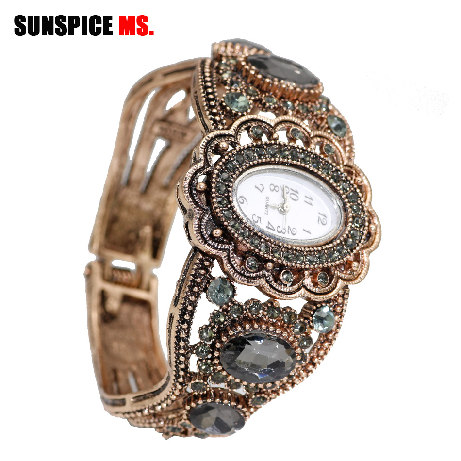 Reloj de pulsera de cuarzo SUN - Indian Jewelry Watches reseña y precio