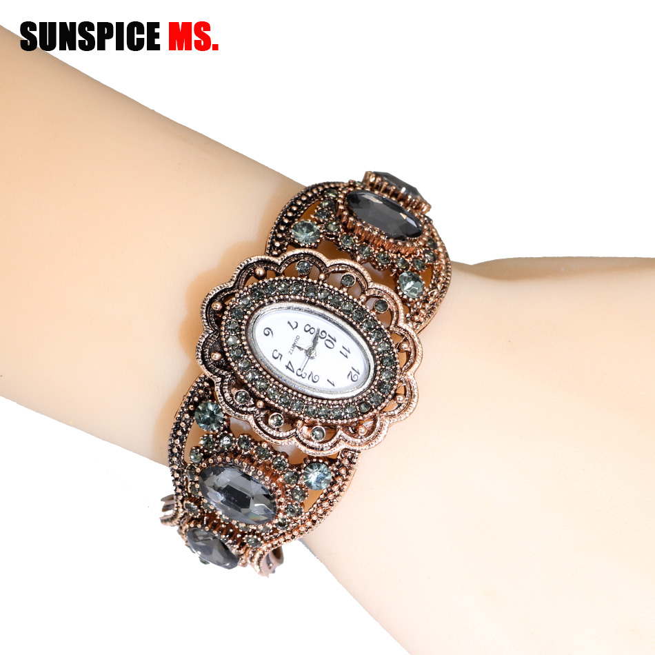 Reloj de pulsera de cuarzo SUN - Indian Jewelry Watches reseña y precio
