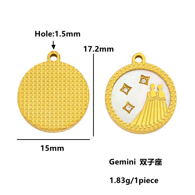 2 Piezas de Dijes Redondos de  - Hoop Earrings reseña y precio