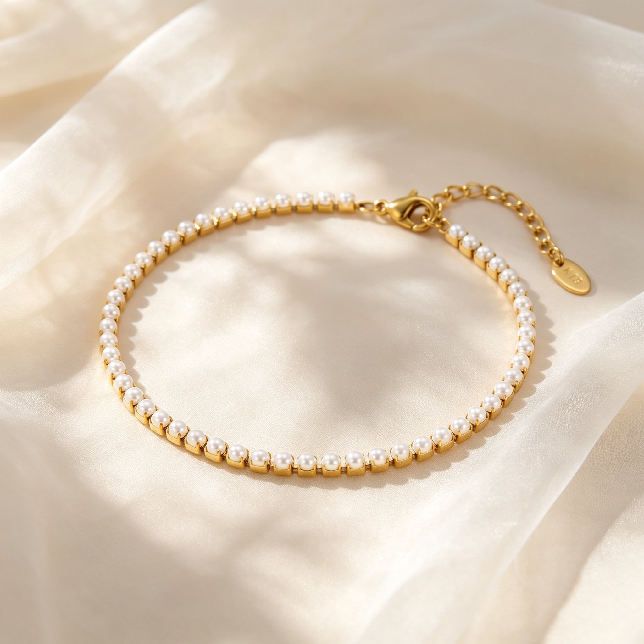 Elegante Tobillera de Perlas d - Jc Jewelry & Watches reseña y precio