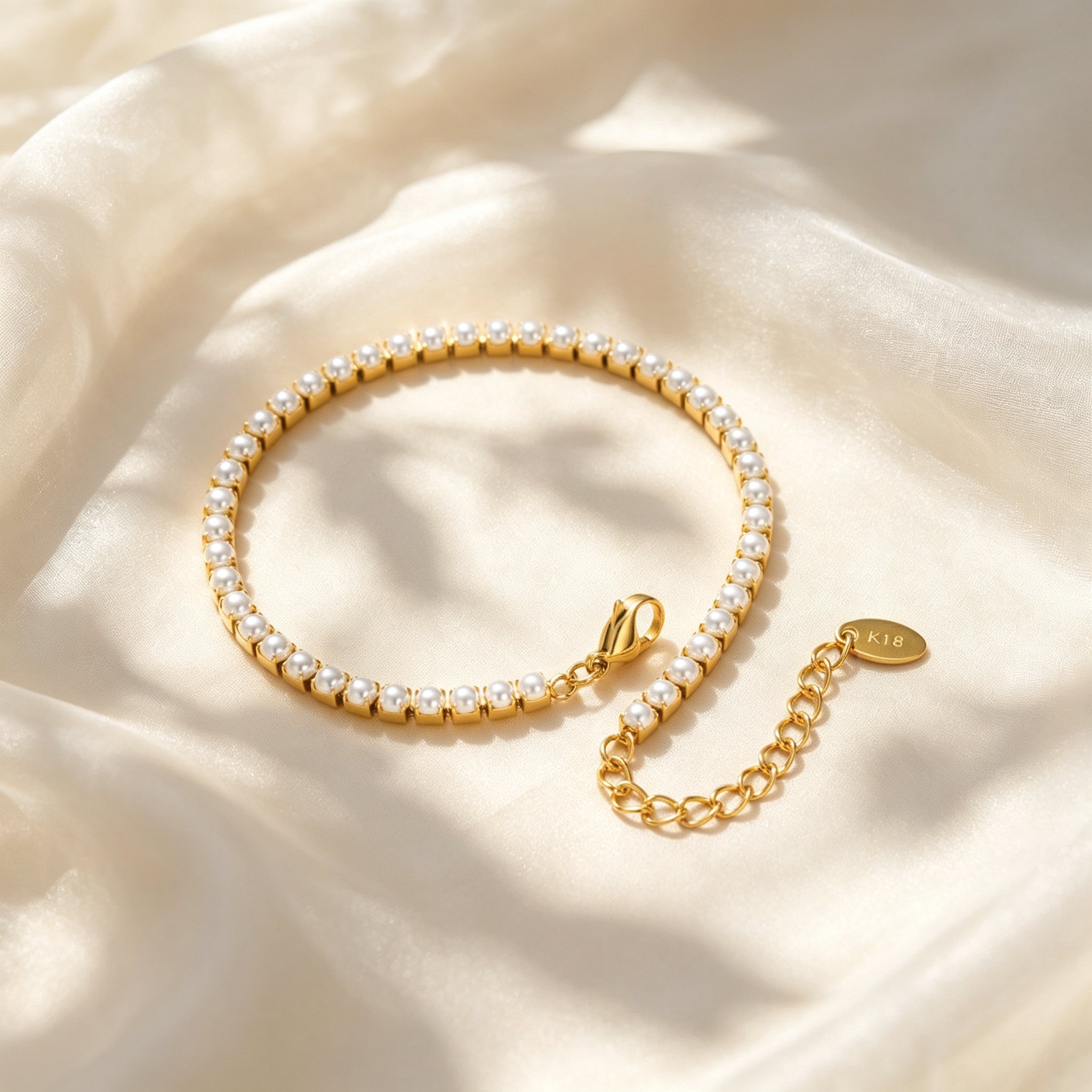 Elegante Tobillera de Perlas d - Jc Jewelry & Watches reseña y precio