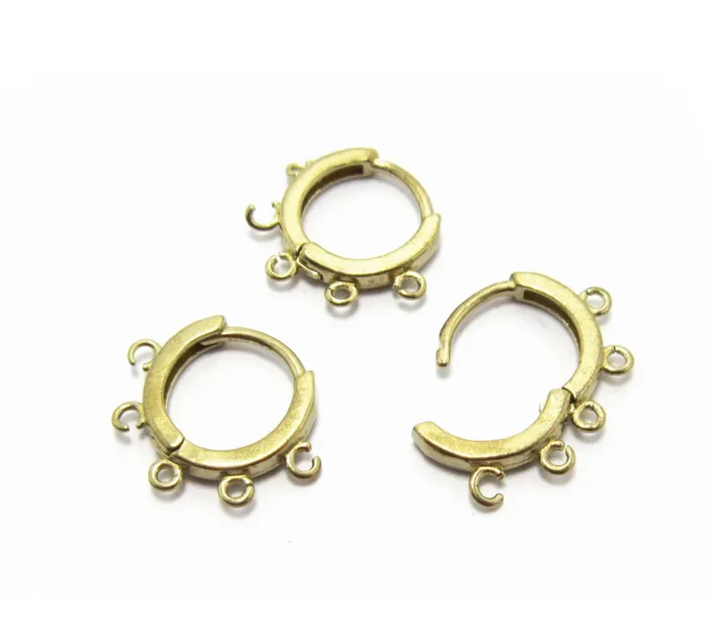 10 aros de latón para las orej - Hoop Earrings reseña y precio