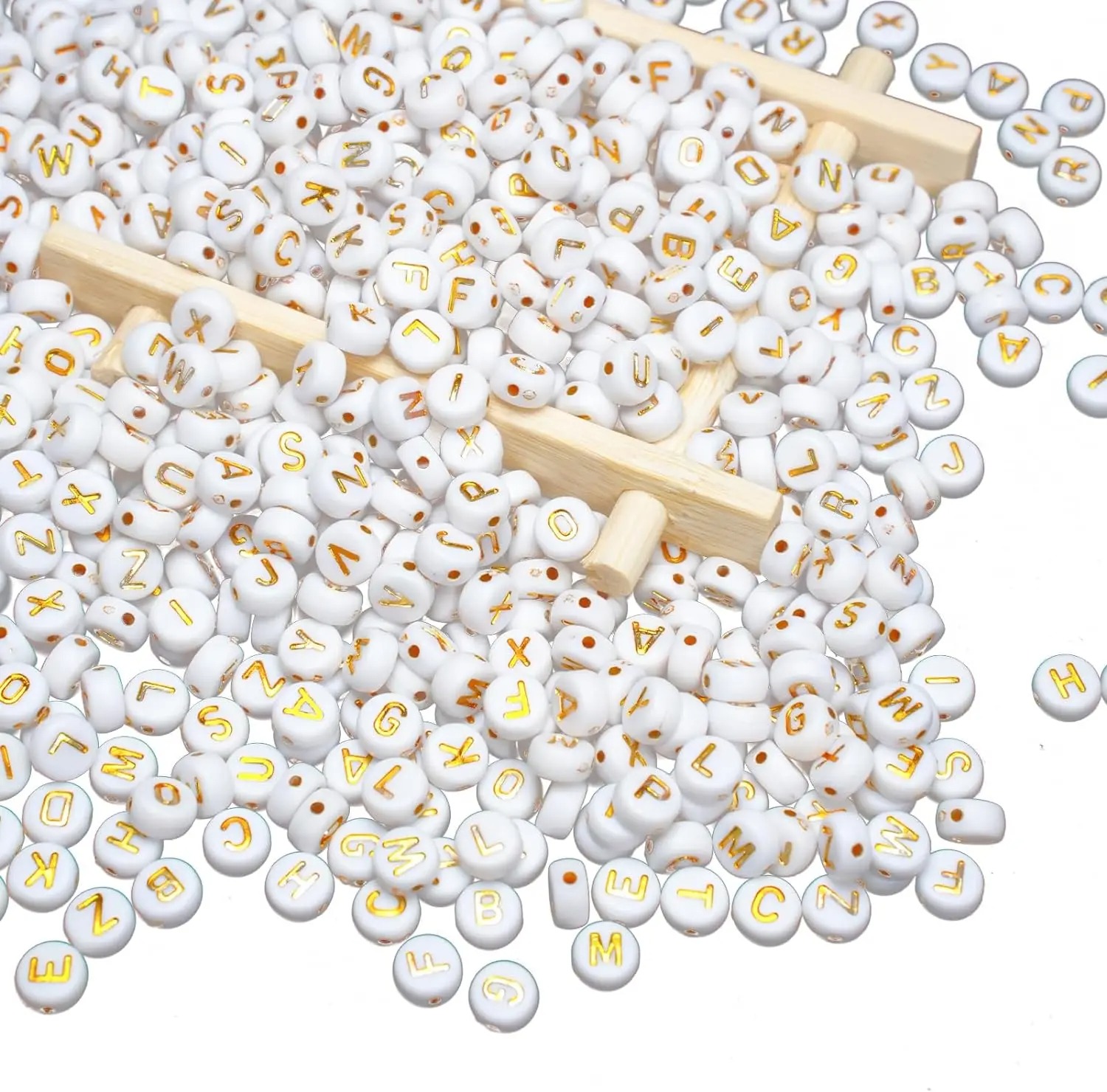 1000 Cuentas de Letras Blancas - Jewelry Quotes reseña y precio
