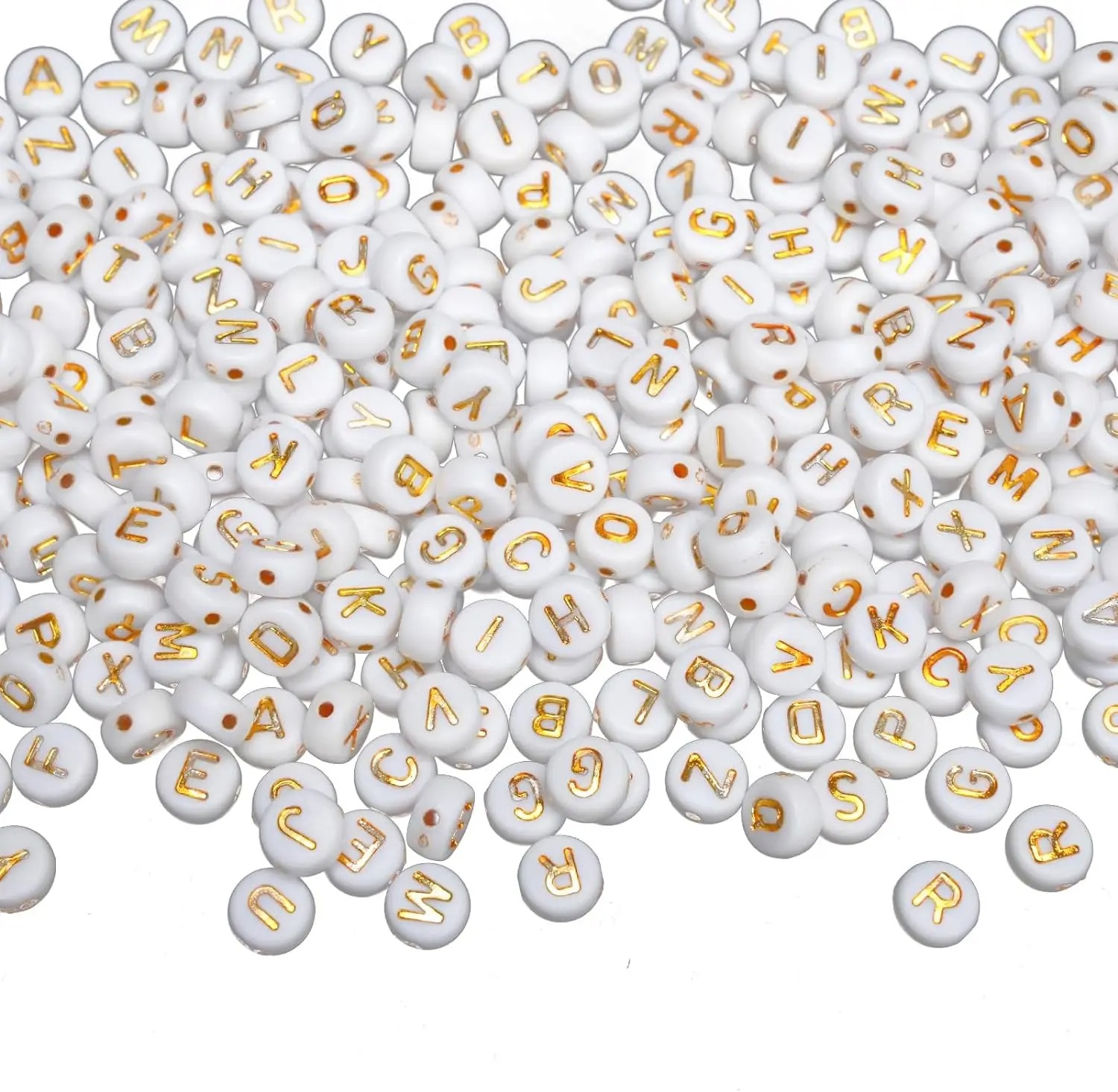 1000 Cuentas de Letras Blancas - Jewelry Quotes reseña y precio