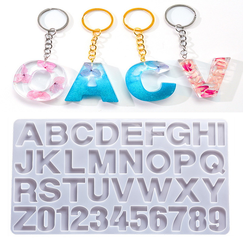 Alfabeto resina epoxi molde de - Jewelry Quotes reseña y precio
