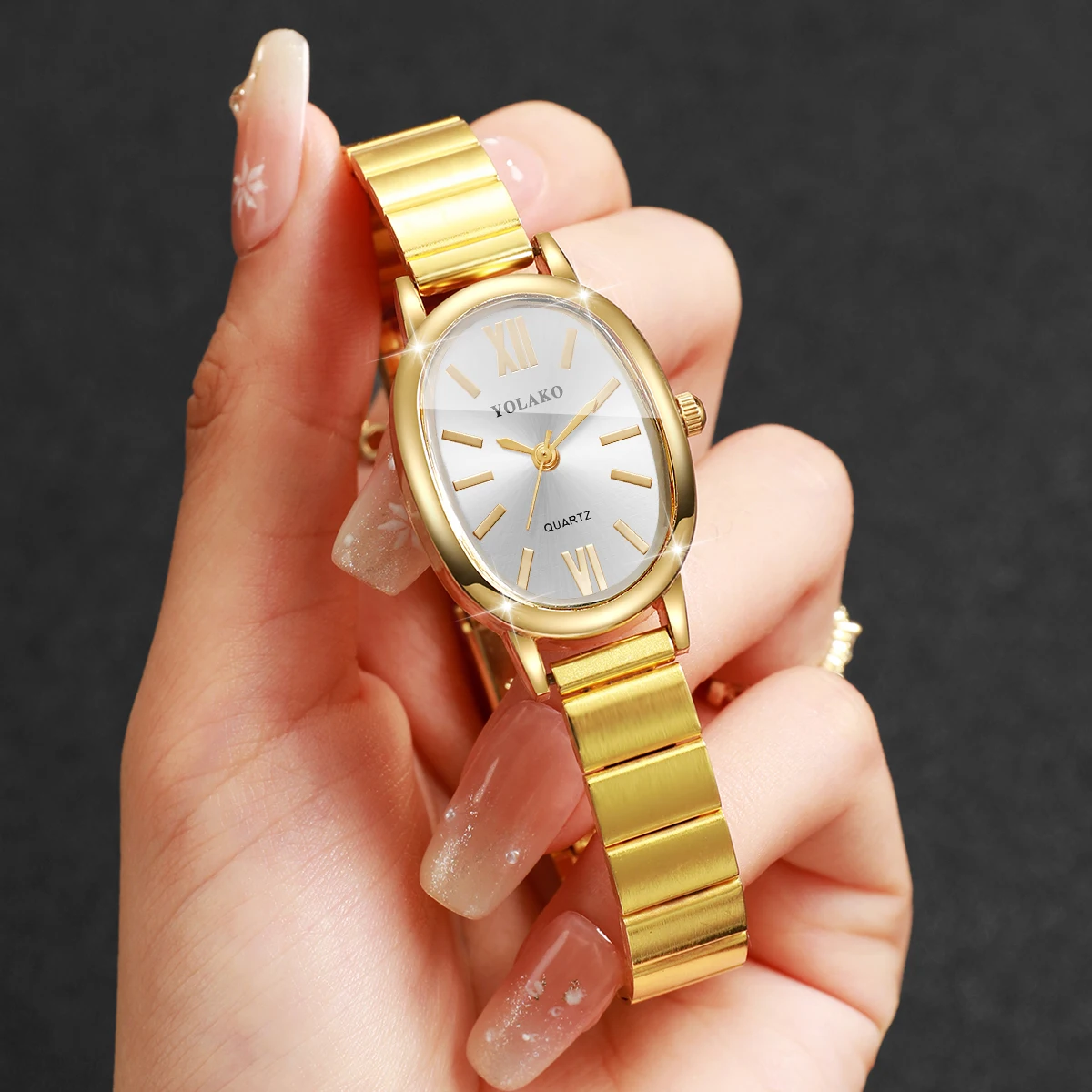 Reloj de cuarzo con esfera irr - Jewelry Watches For Women reseña y precio