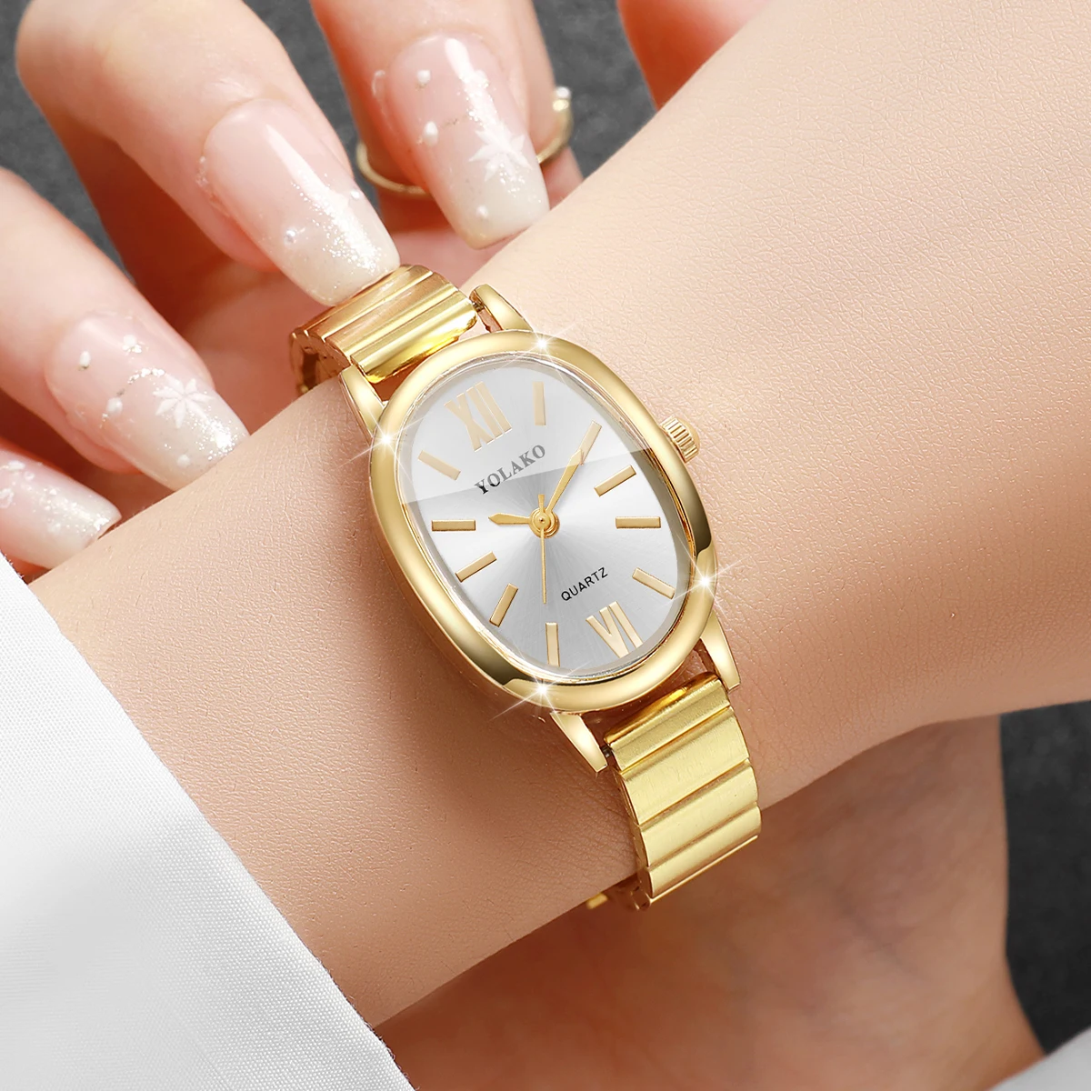 Reloj de cuarzo con esfera irr - Jewelry Watches For Women reseña y precio