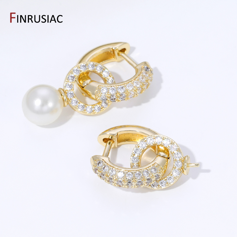 Pendiente de aro de circón con - Hoop Earrings reseña y precio