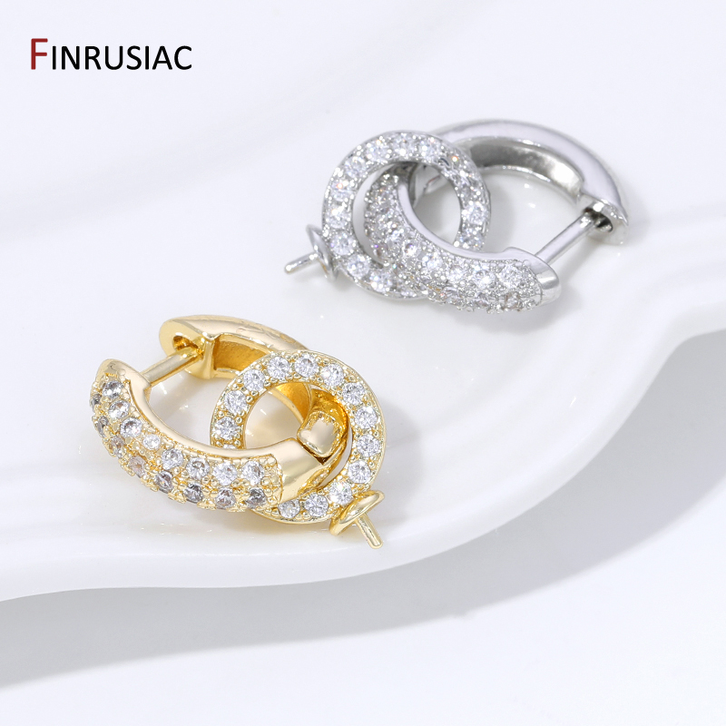 Pendiente de aro de circón con - Hoop Earrings reseña y precio