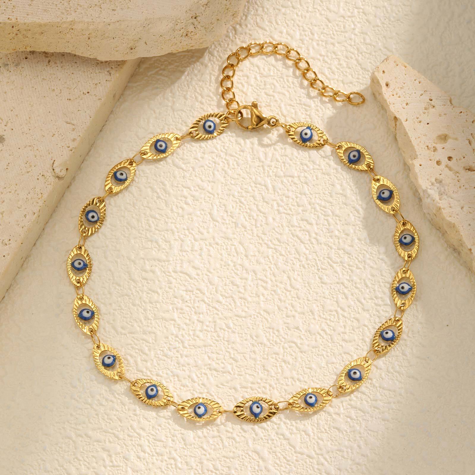 Tobillera de Ojo Turco para Mu - Jc Jewelry & Watches reseña y precio