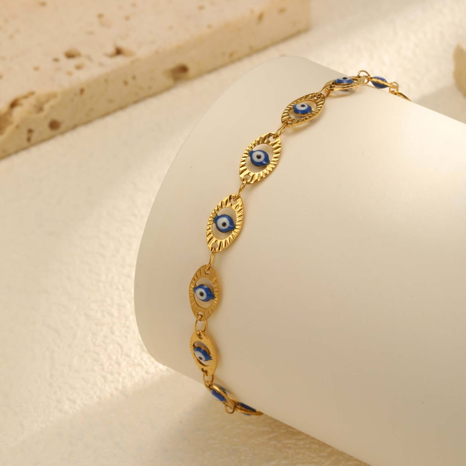 Tobillera de Ojo Turco para Mu - Jc Jewelry & Watches reseña y precio