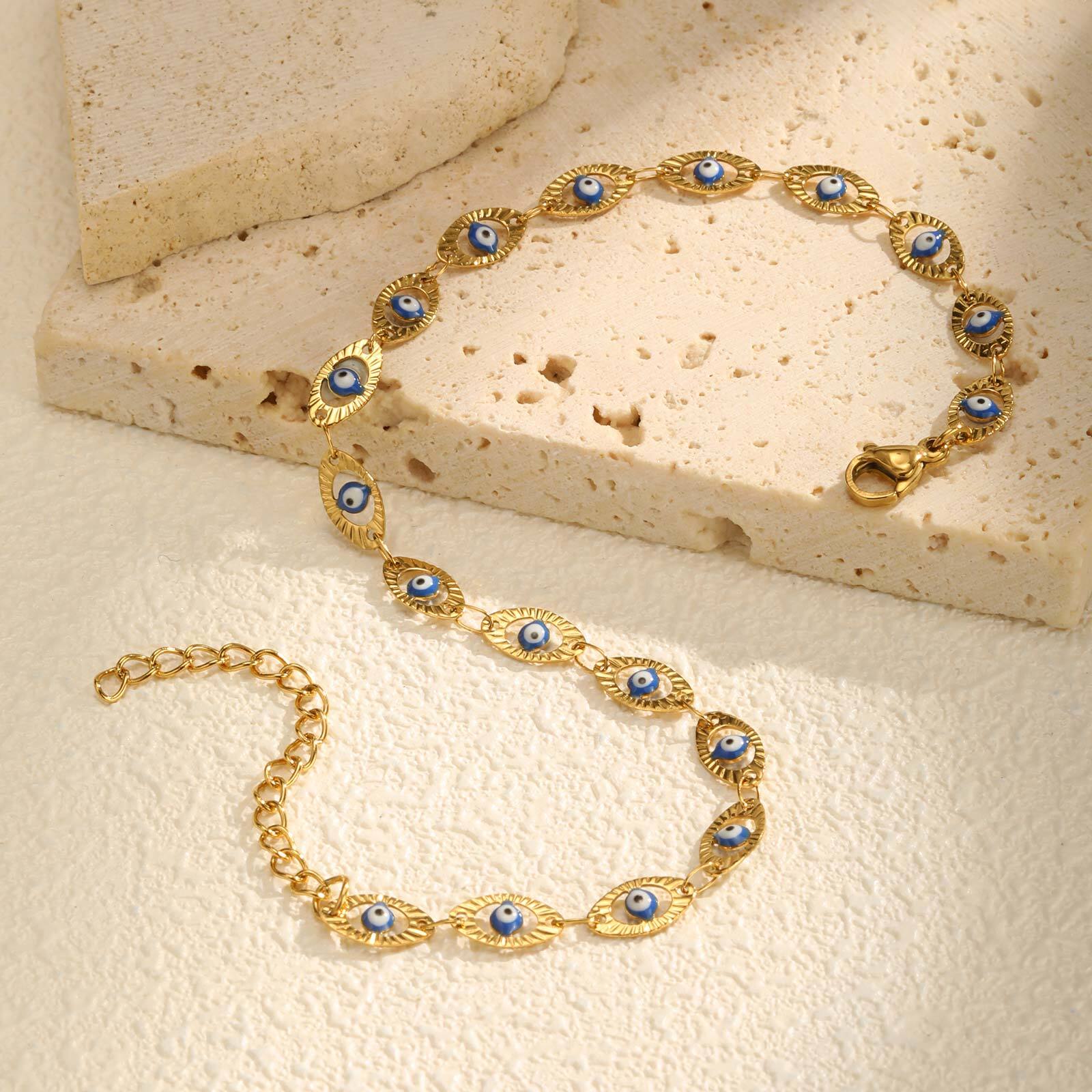 Tobillera de Ojo Turco para Mu - Jc Jewelry & Watches reseña y precio