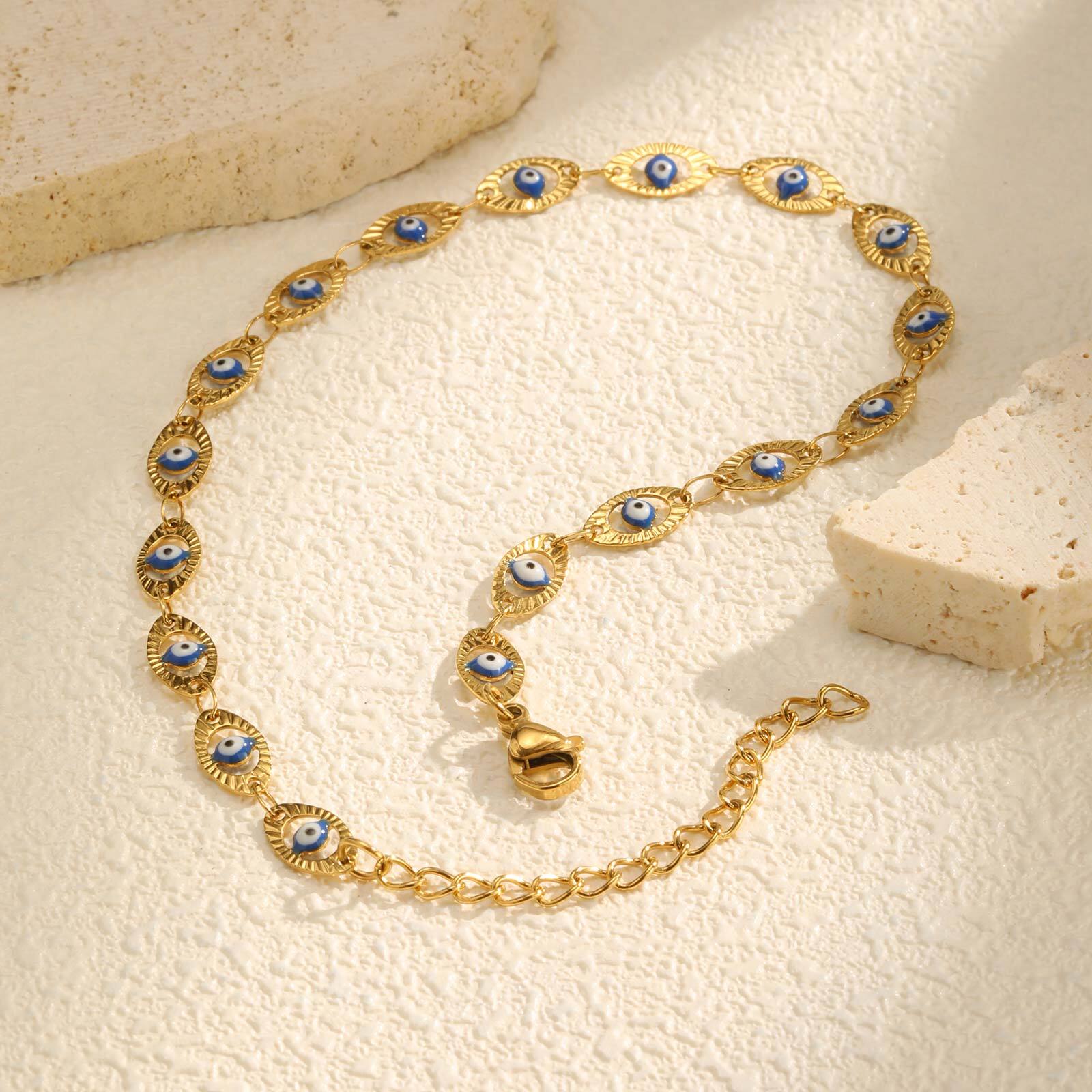 Tobillera de Ojo Turco para Mu - Jc Jewelry & Watches reseña y precio