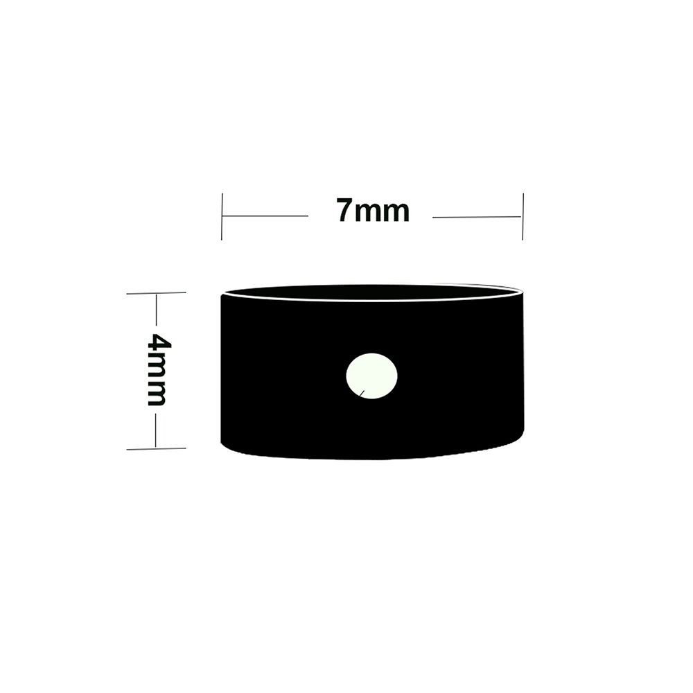 100 Uds 7x4mm blanco redondo A - Jewelry Quotes reseña y precio