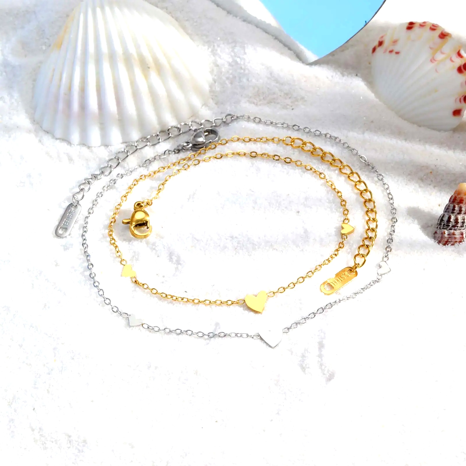 Tobilleras de Acero Inoxidable - Jc Jewelry & Watches reseña y precio