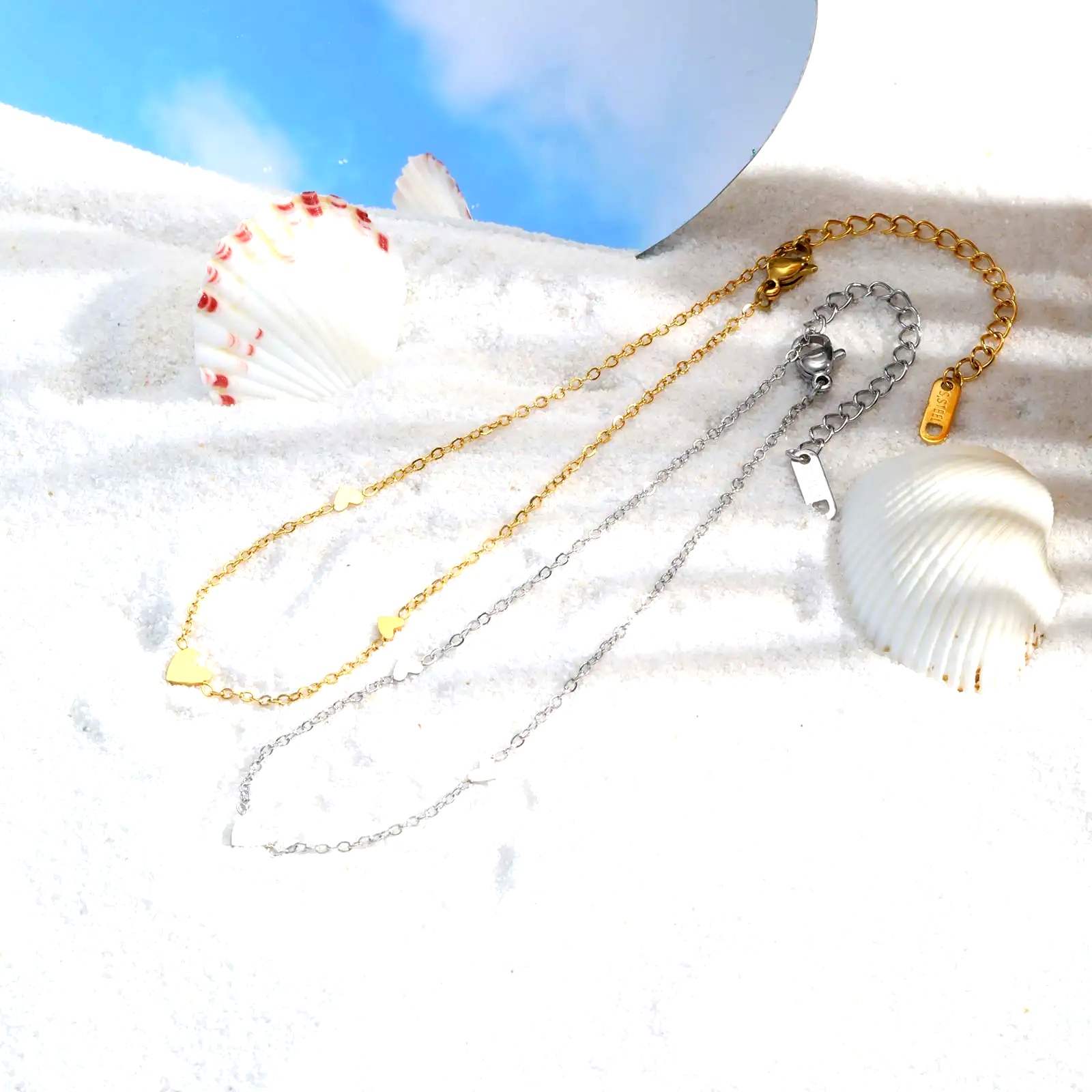 Tobilleras de Acero Inoxidable - Jc Jewelry & Watches reseña y precio