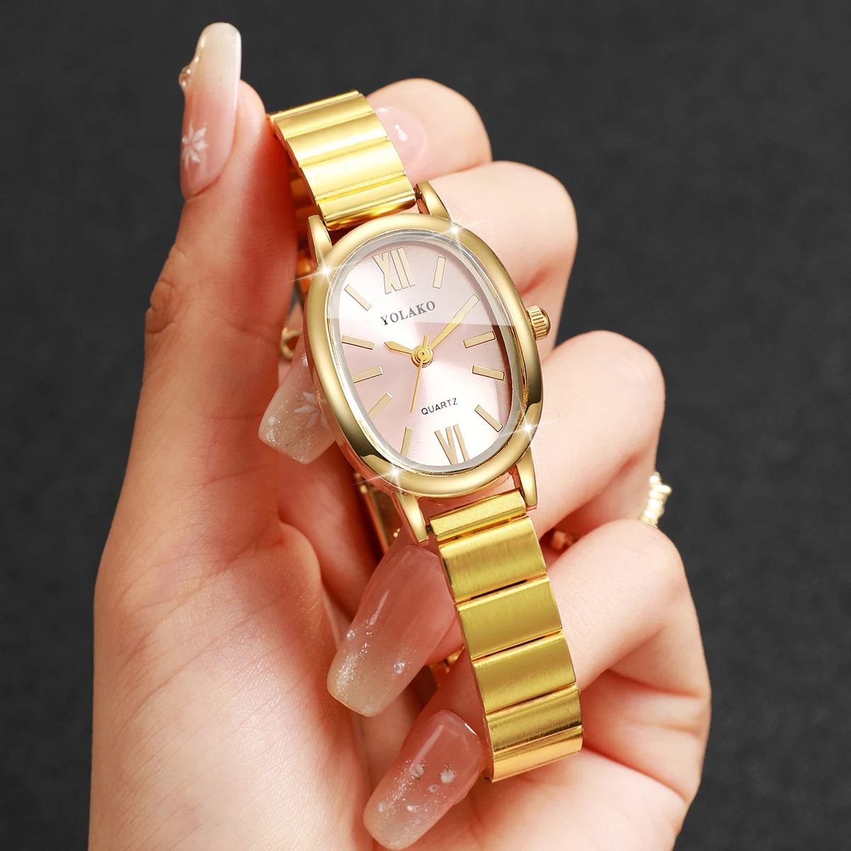 Reloj elegante con esfera rosa - Jewelry Watches For Women reseña y precio
