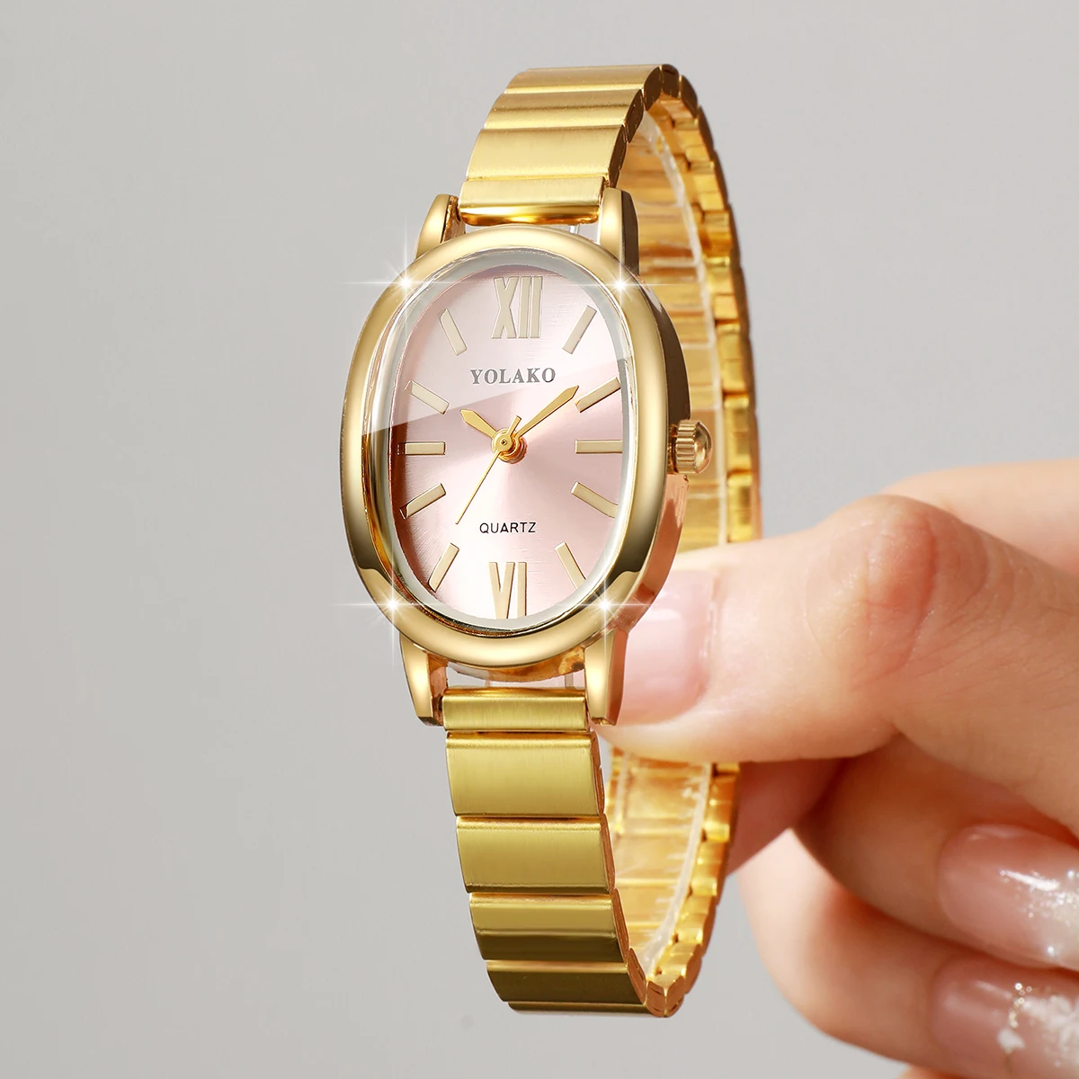 Reloj elegante con esfera rosa - Jewelry Watches For Women reseña y precio